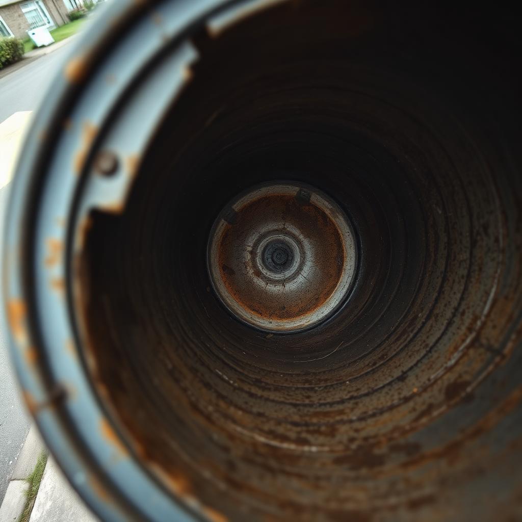 Placeholder photo of a grimy residential trash can before cleaning